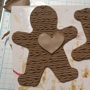 Handmade clay ornament